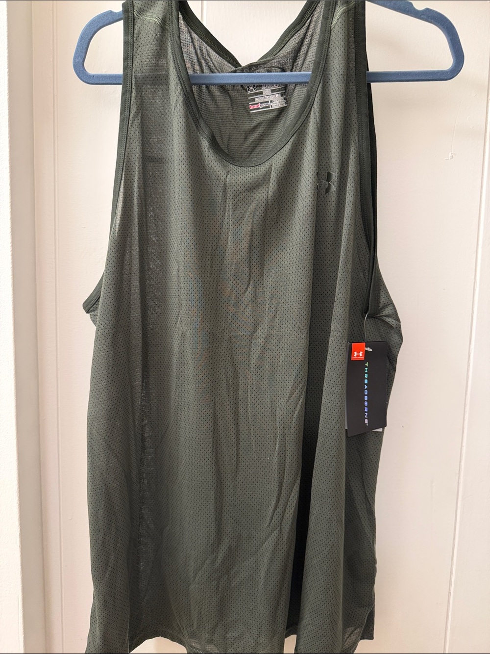 Under Armour Men’s Olive Performance Mesh Tank Top